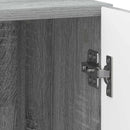 vidaXL Éjjeliszekrény 2 pcs Szürke Sonoma 43 x 34,5 x 47 cm Szerelt Fa