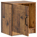 vidaXL Éjjeliszekrény 2 pcs Antik Fa 43 x 34,5 x 47 cm Szerelt Fa
