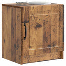 vidaXL Éjjeliszekrény 2 pcs Antik Fa 43 x 34,5 x 47 cm Szerelt Fa