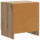 vidaXL Éjjeliszekrény 2 pcs Kézműves Tölgy 43 x 34,5 x 47 cm