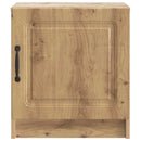vidaXL Éjjeliszekrény 2 pcs Kézműves Tölgy 43 x 34,5 x 47 cm