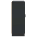 vidaXL Széf Fekete 66 x 34,5 x 87 cm Szerelt Fa