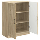 vidaXL Széf Sonoma Tölgy 66 x 34,5 x 87 cm Szerelt Fa