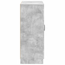 vidaXL Széf Betonszürke 66 x 34,5 x 87 cm Szerelt Fa