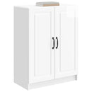 vidaXL Széf Magasfényű Fehér 66 x 34,5 x 87 cm Szerelt Fa