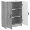 vidaXL Széf Szürke Sonoma 66 x 34,5 x 87 cm Szerelt Fa