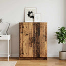 vidaXL Széf Antik Fa 66 x 34,5 x 87 cm Szerelt Fa