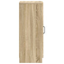 vidaXL Széf Sonoma Tölgy 33 x 34,5 x 87 cm Szerelt Fa
