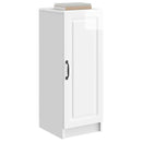 vidaXL Széf Magasfényű Fehér 33 x 34,5 x 87 cm Szerelt Fa