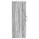 vidaXL Széf Szürke Sonoma 33 x 34,5 x 87 cm Szerelt Fa