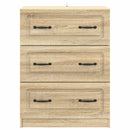 vidaXL Fiókos szekrény Sonoma Tölgy 66 x 34,5 x 87 cm Szerelt Fa