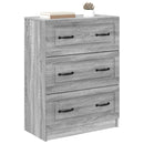 vidaXL Fiókos szekrény Szürke Sonoma 66 x 34,5 x 87 cm Szerelt Fa