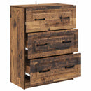 vidaXL Fiókos szekrény Antik Fa 66 x 34,5 x 87 cm Szerelt Fa