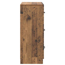 vidaXL Fiókos szekrény Antik Fa 66 x 34,5 x 87 cm Szerelt Fa