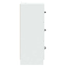 vidaXL Fiókos szekrény Fehér 33 x 34,5 x 87 cm Szerelt Fa