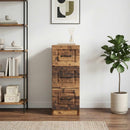 vidaXL Fiókos szekrény Antik Fa 33 x 34,5 x 87 cm Szerelt Fa
