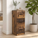 vidaXL Fiókos szekrény Antik Fa 33 x 34,5 x 87 cm Szerelt Fa