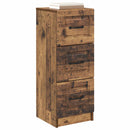 vidaXL Fiókos szekrény Antik Fa 33 x 34,5 x 87 cm Szerelt Fa