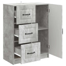 vidaXL Széf fiókkal Betonszürke 66 x 34,5 x 87 cm Szerelt Fa