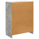 vidaXL Széf fiókkal Betonszürke 66 x 34,5 x 87 cm Szerelt Fa