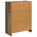 vidaXL Széf fiókkal Antik Fa 66 x 34,5 x 87 cm Szerelt Fa