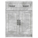 vidaXL Széf fiókkal Betonszürke 66 x 34,5 x 87 cm Szerelt Fa