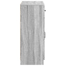 vidaXL Széf fiókkal Szürke Sonoma 66 x 34,5 x 87 cm Szerelt Fa
