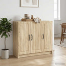 vidaXL Széf Sonoma Tölgy 89 x 34,5 x 77 cm Szerelt Fa