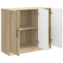 vidaXL Széf Sonoma Tölgy 89 x 34,5 x 77 cm Szerelt Fa