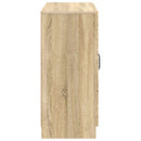 vidaXL Széf Sonoma Tölgy 89 x 34,5 x 77 cm Szerelt Fa