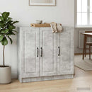 vidaXL Széf Betonszürke 89 x 34,5 x 77 cm Szerelt Fa