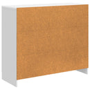 vidaXL Széf Magasfényű Fehér 89 x 34,5 x 77 cm Szerelt Fa