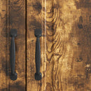 vidaXL Széf Füstös Tölgy 89 x 34,5 x 77 cm Szerelt Fa