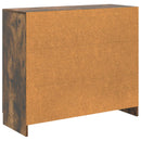 vidaXL Széf Füstös Tölgy 89 x 34,5 x 77 cm Szerelt Fa