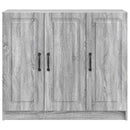 vidaXL Széf Szürke Sonoma 89 x 34,5 x 77 cm Szerelt Fa
