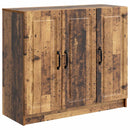 vidaXL Széf Antik Fa 89 x 34,5 x 77 cm Szerelt Fa