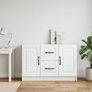 vidaXL Széf Fehér 89 x 34,5 x 57 cm Szerelt Fa