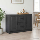 vidaXL Széf fiókkal Fekete 89 x 34,5 x 57 cm Szerelt Fa