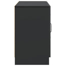 vidaXL Széf fiókkal Fekete 89 x 34,5 x 57 cm Szerelt Fa