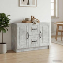 vidaXL Széf fiókkal Betonszürke 89 x 34,5 x 57 cm Szerelt Fa