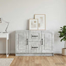 vidaXL Széf fiókkal Betonszürke 89 x 34,5 x 57 cm Szerelt Fa