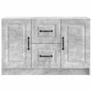 vidaXL Széf fiókkal Betonszürke 89 x 34,5 x 57 cm Szerelt Fa