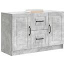 vidaXL Széf fiókkal Betonszürke 89 x 34,5 x 57 cm Szerelt Fa