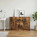 vidaXL Széf fiókkal Füstös Tölgy 89 x 34,5 x 57 cm Szerelt Fa