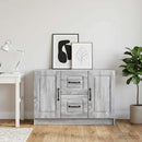 vidaXL Széf Szürke Sonoma 89 x 34,5 x 57 cm Szerelt Fa