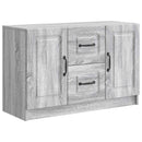 vidaXL Széf Szürke Sonoma 89 x 34,5 x 57 cm Szerelt Fa