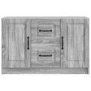 vidaXL Széf Szürke Sonoma 89 x 34,5 x 57 cm Szerelt Fa