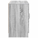 vidaXL Széf Szürke Sonoma 89 x 34,5 x 57 cm Szerelt Fa