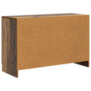 vidaXL Széf fiókkal Antik Fa 89 x 34,5 x 57 cm Szerelt Fa
