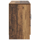 vidaXL Széf fiókkal Antik Fa 89 x 34,5 x 57 cm Szerelt Fa